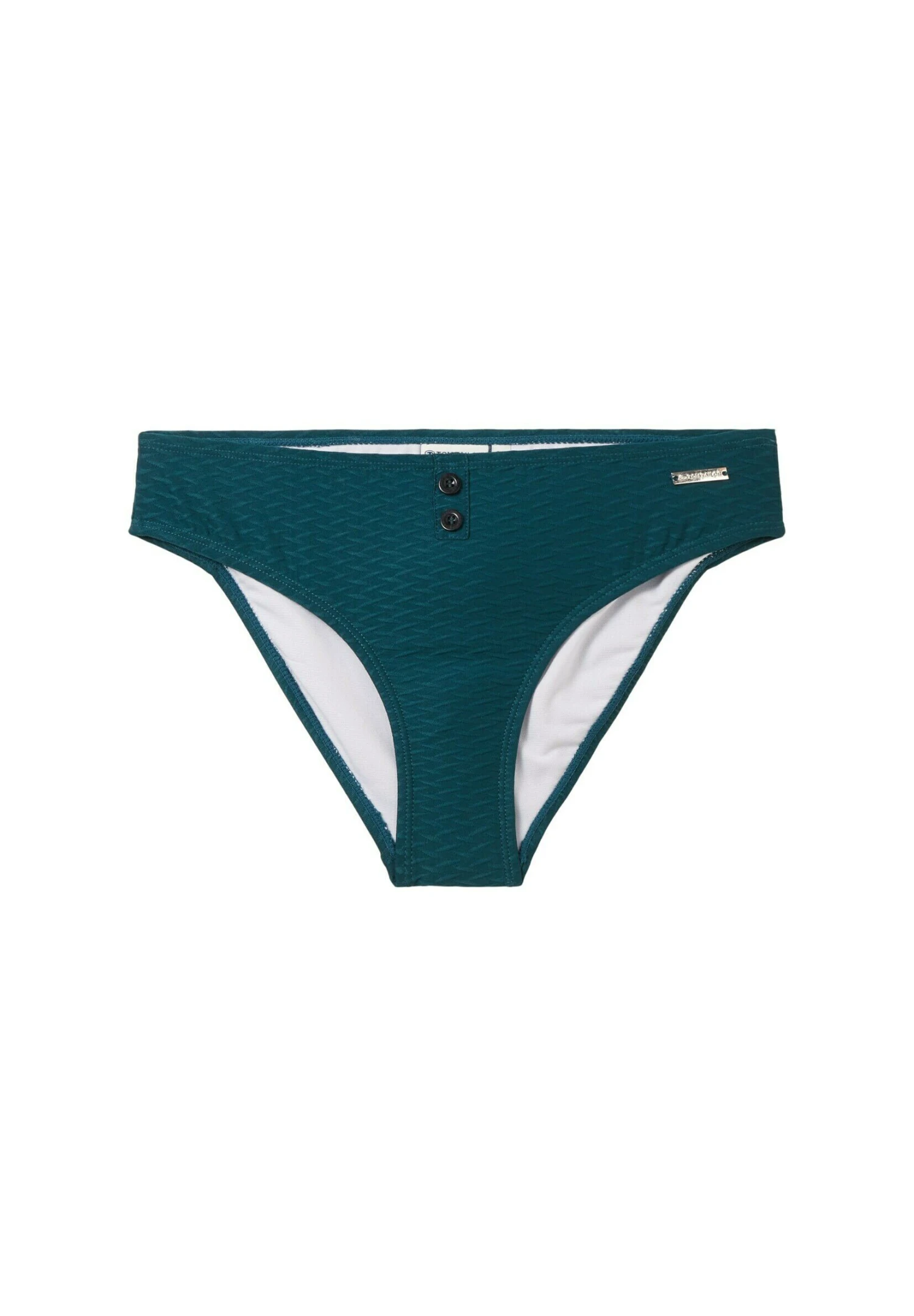 Tom Tailor Mit Zierknöpfen - Bikinibroekje - Dark Green 4 Tom Tailor Mit Zierknöpfen - Bikinibroekje - Dark Green - Afbeelding 4