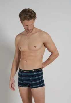 Tom Tailor 3 Pack - Onderbroeken - Schwarz Dunkel Ringel