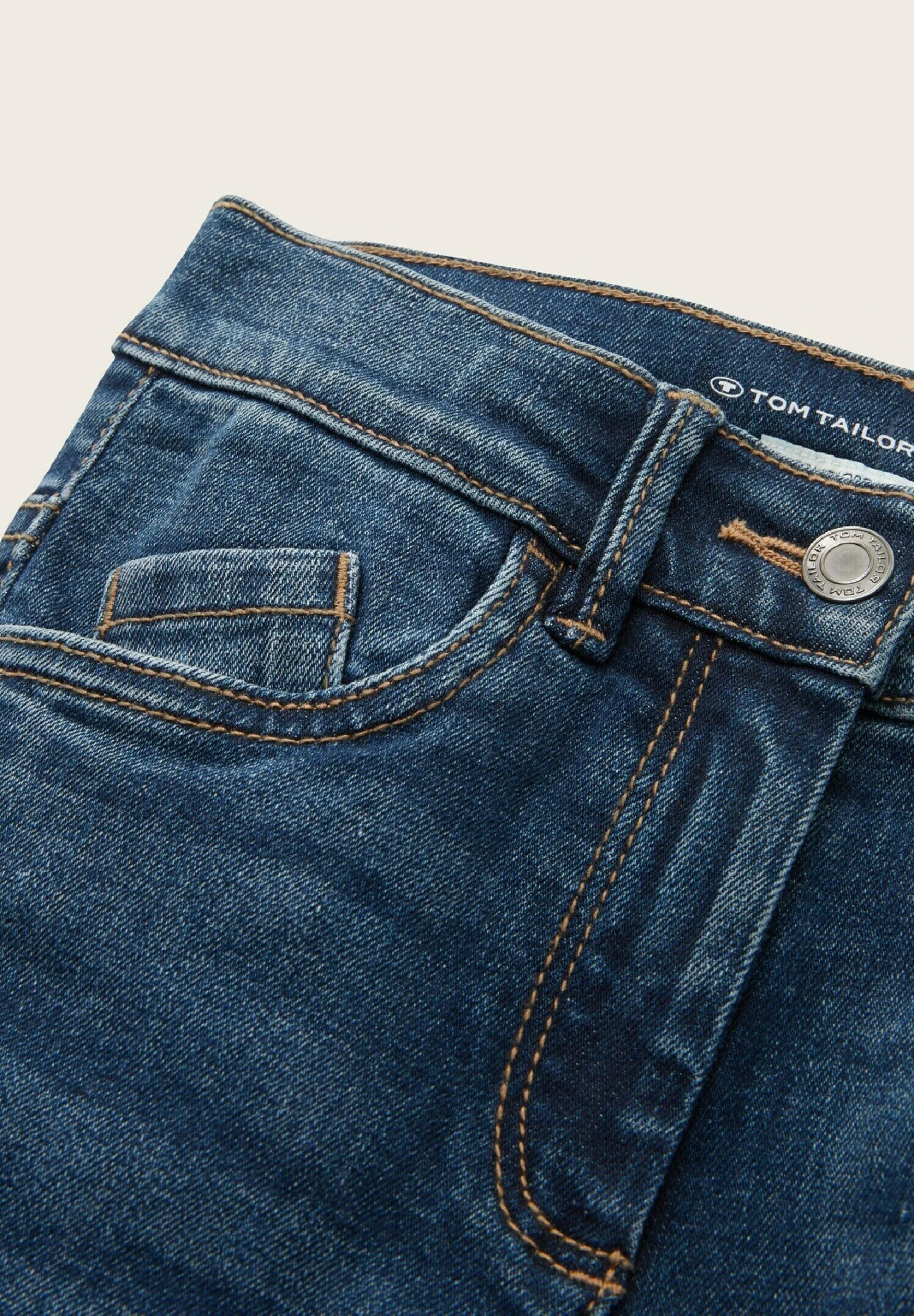 Tom Tailor Basic - Straight Leg Jeans - Blue Denim 3 Tom Tailor Basic - Straight Leg Jeans - Blue Denim - Afbeelding 3