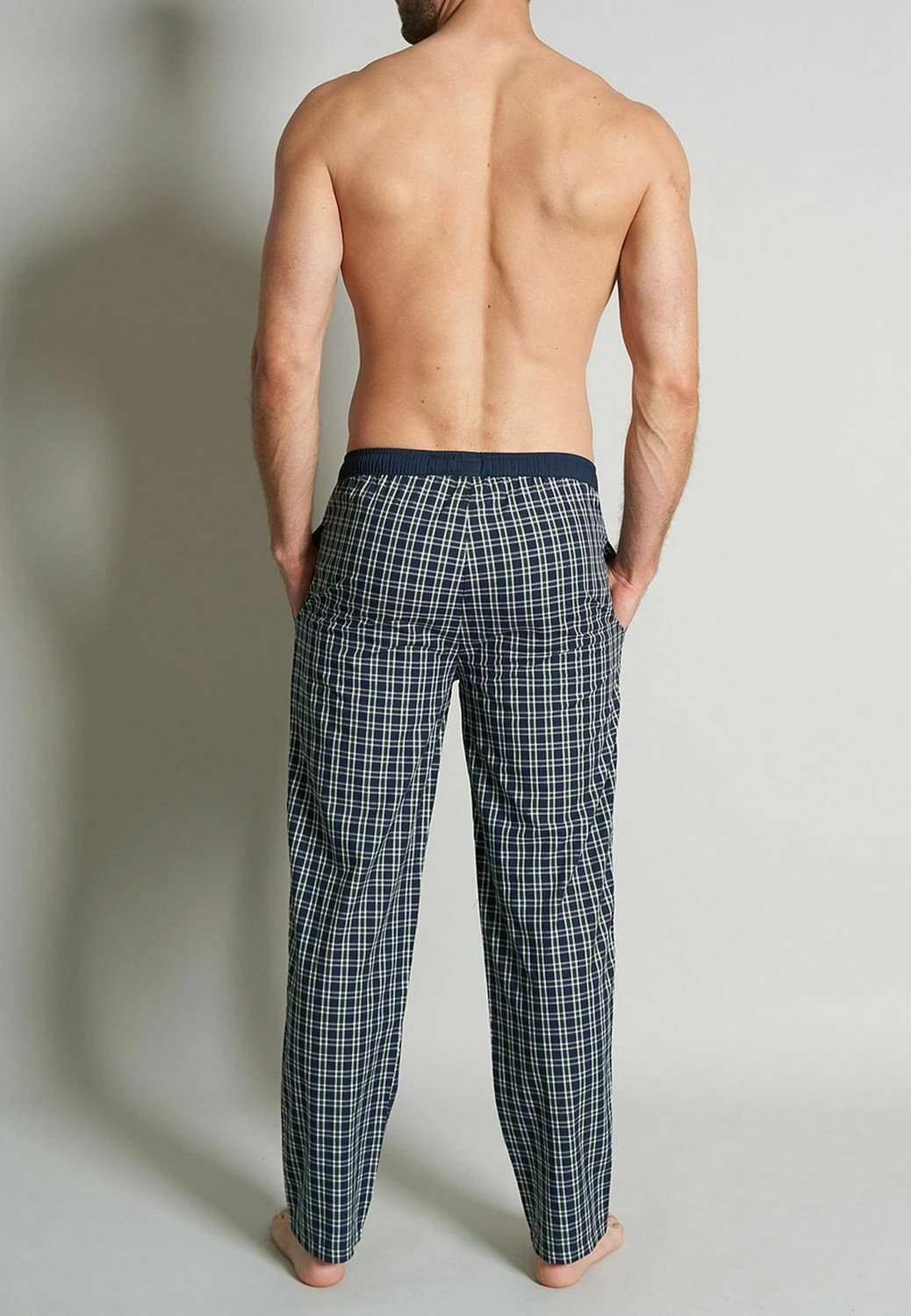 Tom Tailor Mit Eingriff Knopf - Pyjamabroek - Dunkelblau Kariert 2 Tom Tailor Mit Eingriff Knopf - Pyjamabroek - Dunkelblau Kariert - Afbeelding 2