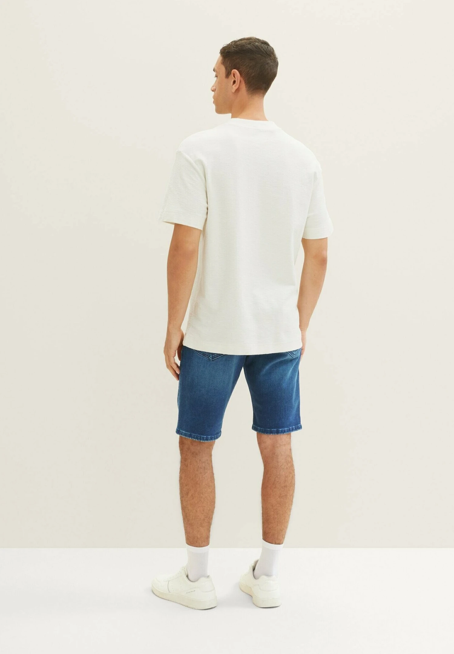 Tom Tailor Jeansshort - Dark Stone Wash Denim 4 Tom Tailor Jeansshort - Dark Stone Wash Denim - Afbeelding 4