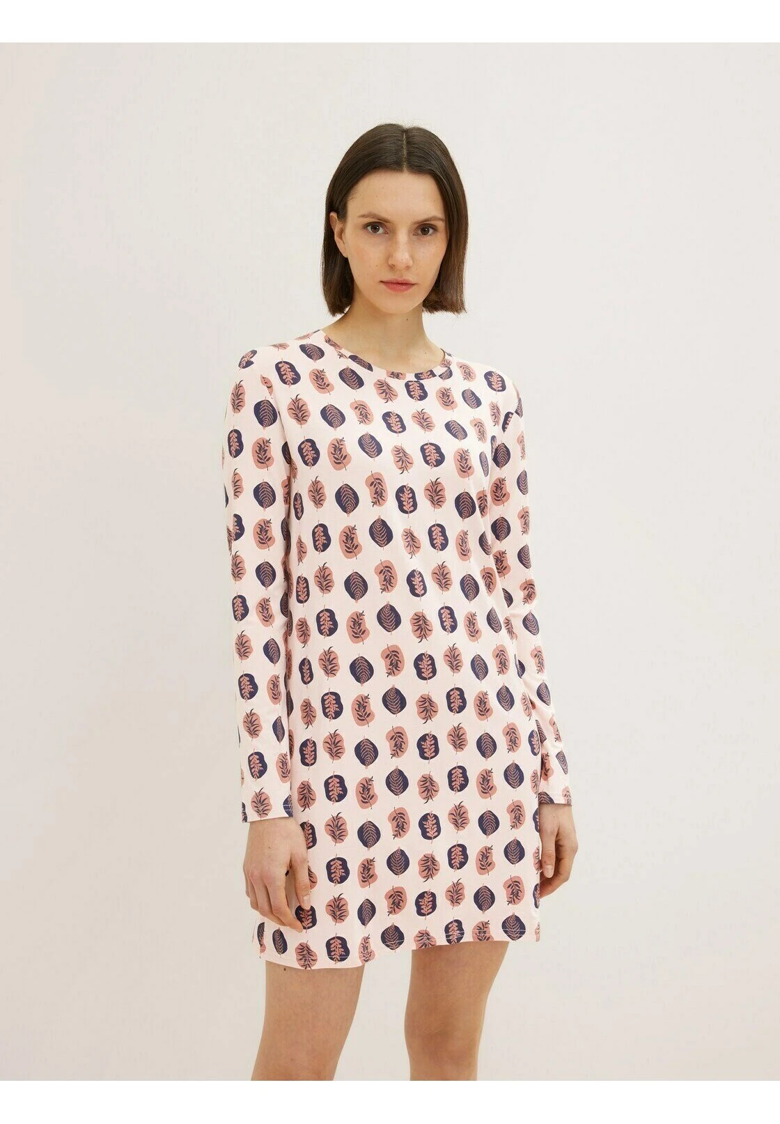 Tom Tailor Gemustertes - Nachtjapon - Red-Medium Allover 1 Tom Tailor Gemustertes - Nachtjapon - Red-Medium Allover