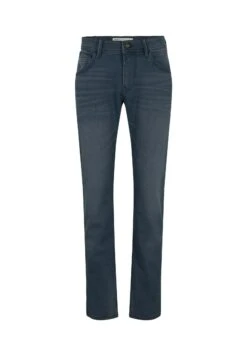 TOM TAILOR Denim Aedan- Straight Leg Jeans - Mid Stone Blue Black Denim