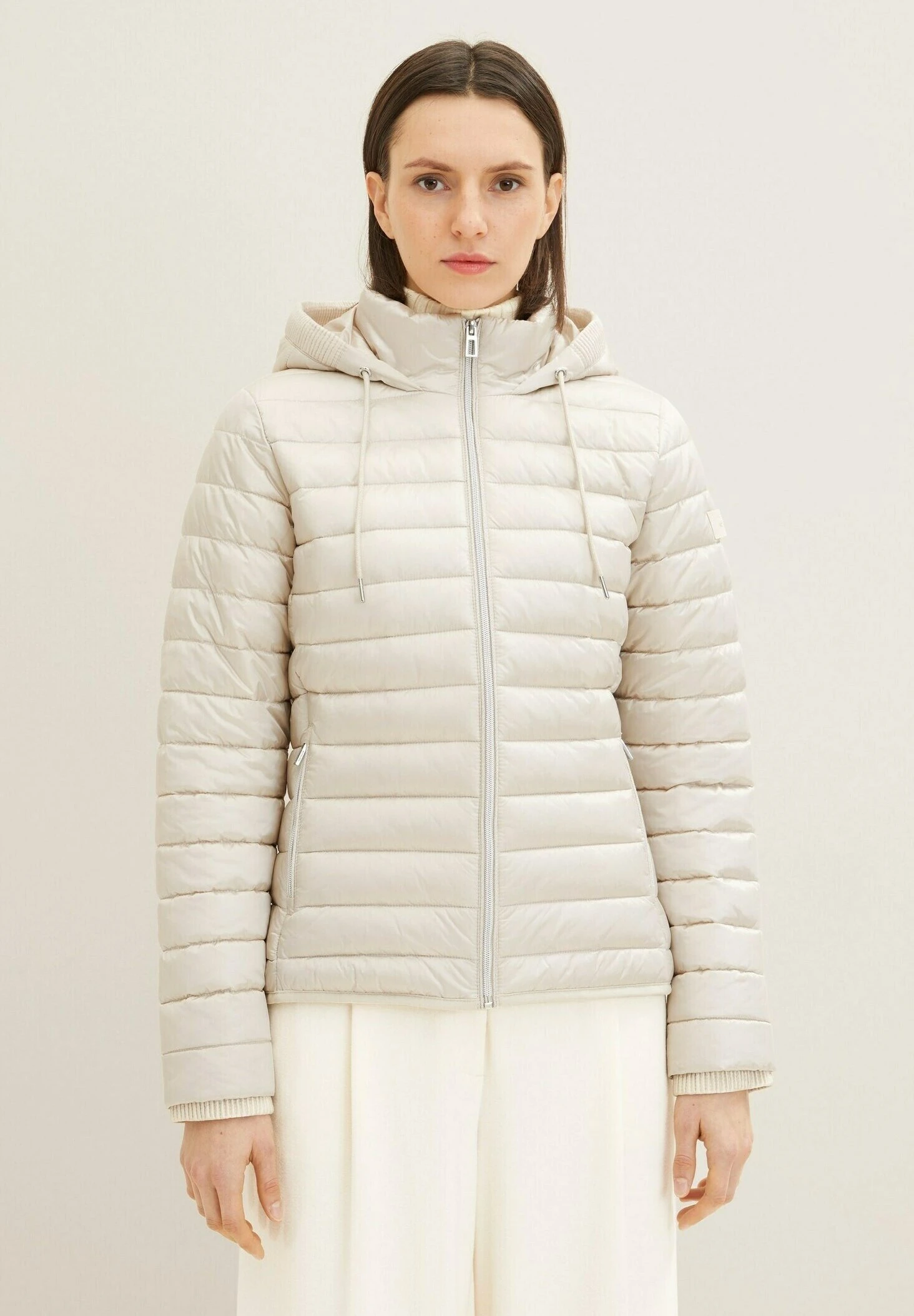 Tom Tailor Mit Kapuze - Winterjas - Dusty Beige 1 Tom Tailor Mit Kapuze - Winterjas - Dusty Beige