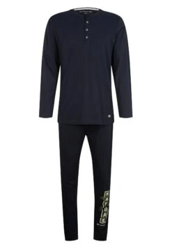 Tom Tailor Mit Logo Print Set - Pyjama - Blue Dark Solid 13 Tom Tailor Mit Logo Print Set - Pyjama - Blue Dark Solid -Tom Tailor 034f89c9200843e89ac26240d6e4b32e