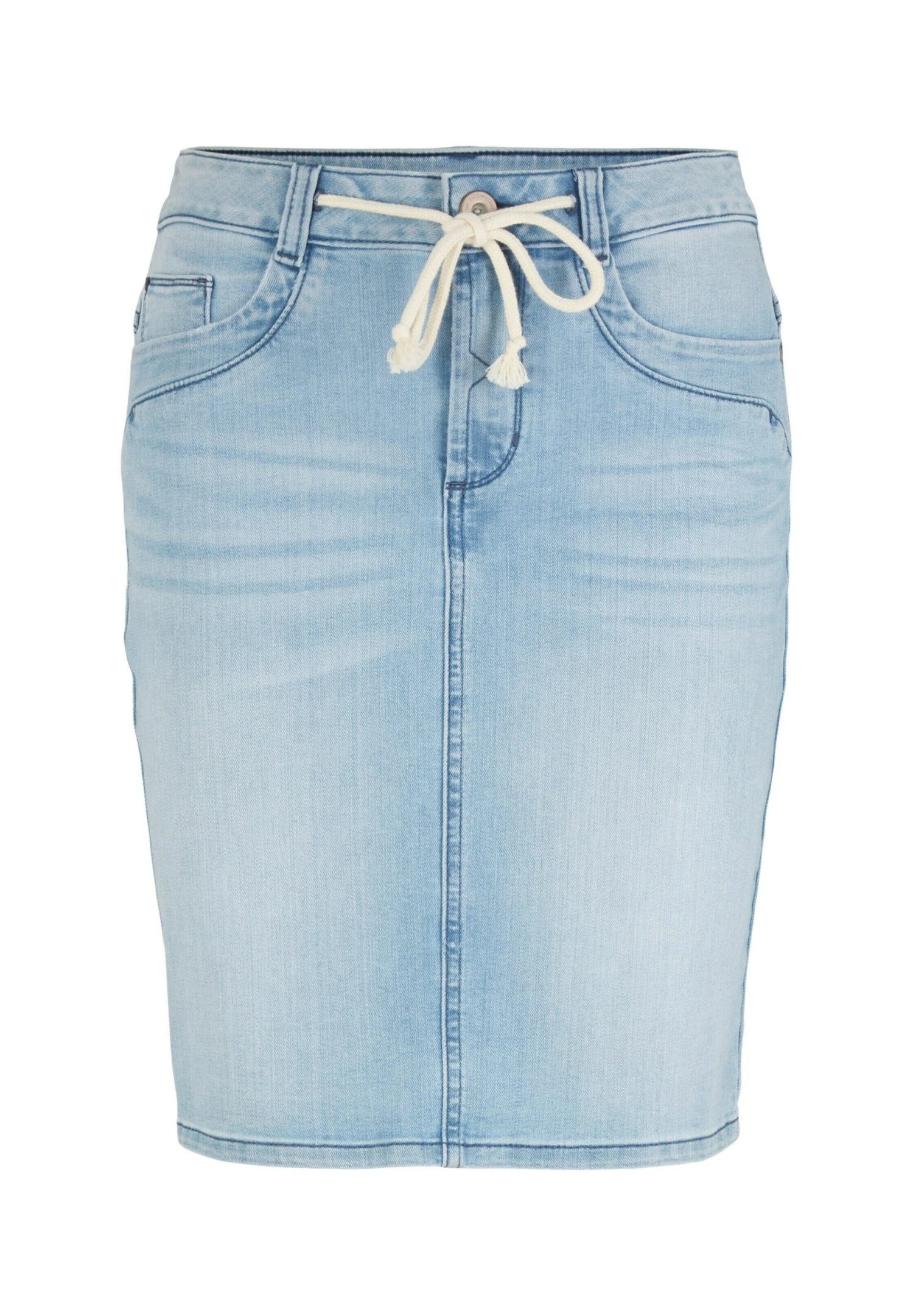 Tom Tailor Mit Kordelzug - Jeansrok - Light Stone Blue Denim 7 Tom Tailor Mit Kordelzug - Jeansrok - Light Stone Blue Denim - Afbeelding 7