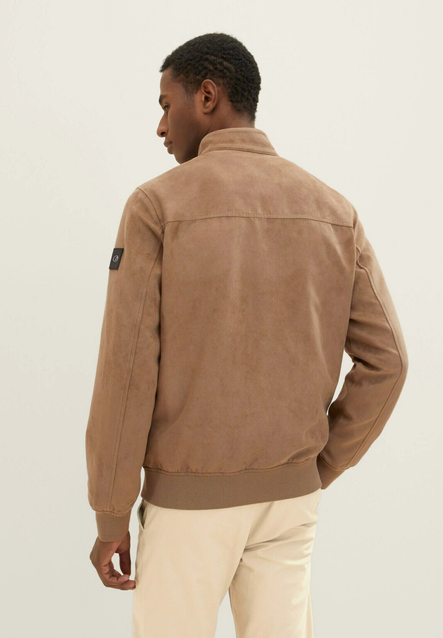 Tom Tailor Mit Stehkrgen - Imitatieleren Jas - Viper Brown Fake Leather 3 Tom Tailor Mit Stehkrgen - Imitatieleren Jas - Viper Brown Fake Leather - Afbeelding 3