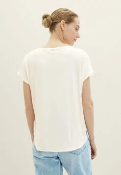 Tom Tailor T-Shirt Basic - Whisper White -Tom Tailor 050f7f5b9d1c4c60aa6894689b458ae7