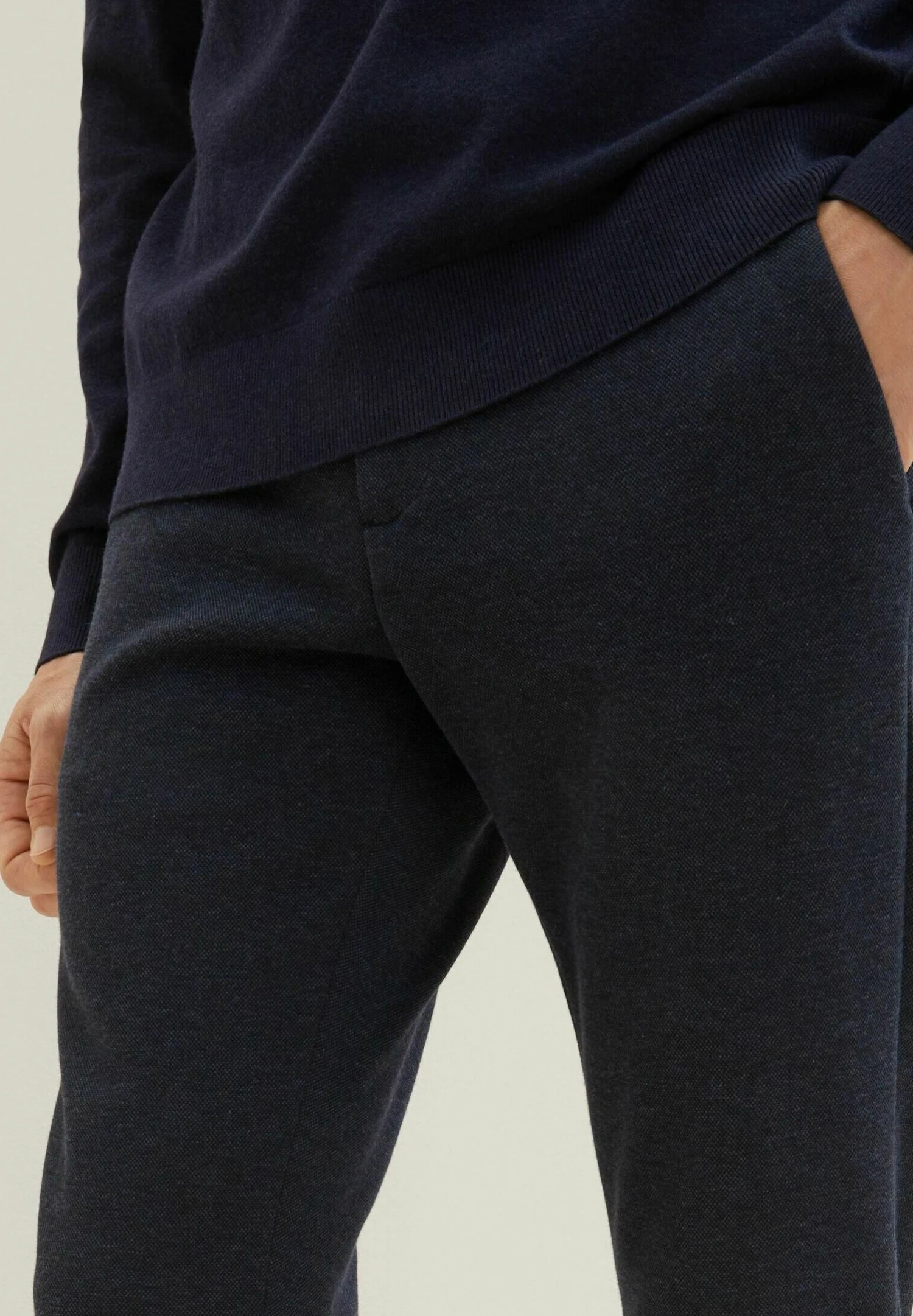 Tom Tailor Travis - Chino - Blue Classic Melange 4 Tom Tailor Travis - Chino - Blue Classic Melange - Afbeelding 4