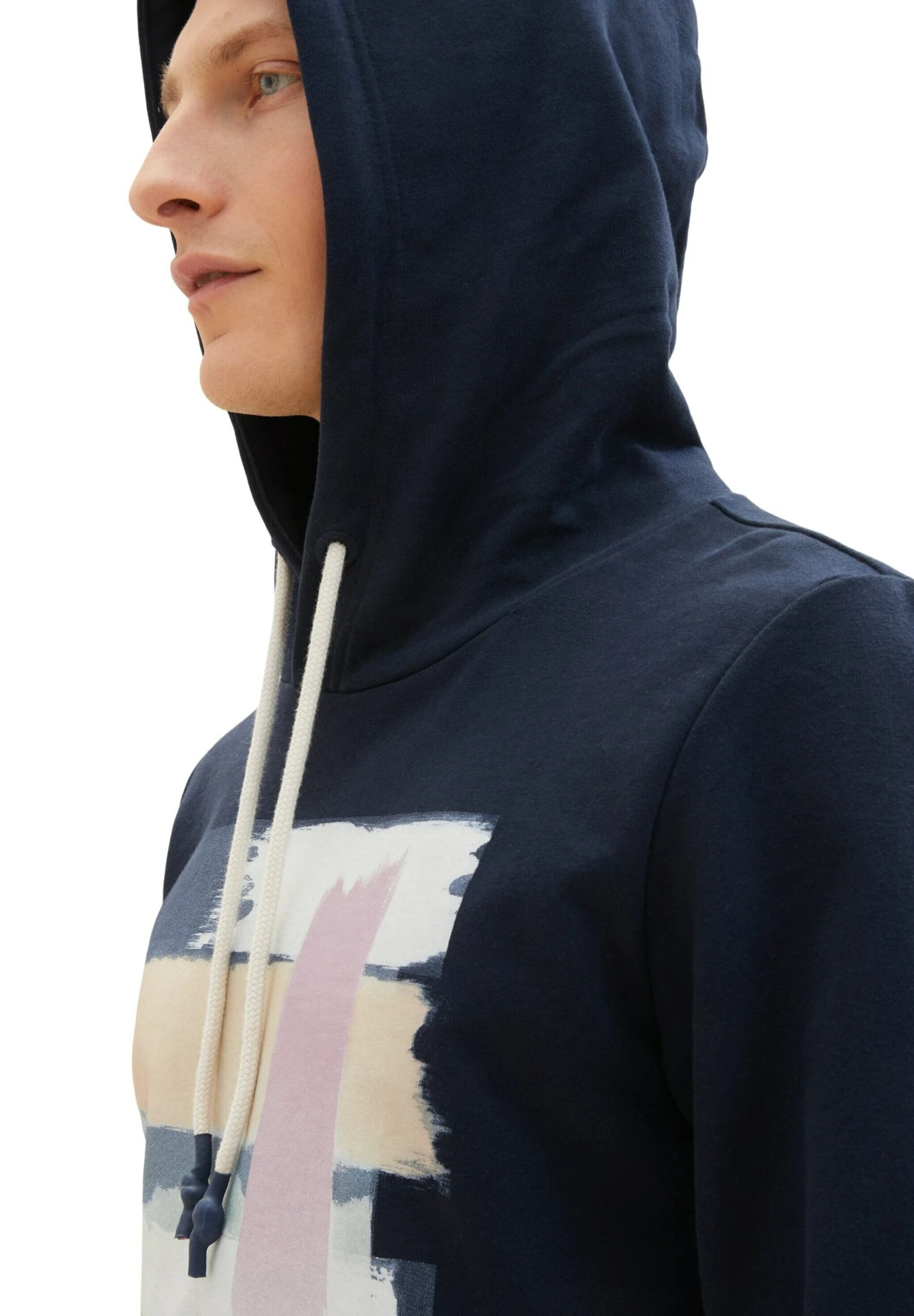 Tom Tailor Printed - Hoodie - Sky Captain Blue 4 Tom Tailor Printed - Hoodie - Sky Captain Blue - Afbeelding 4