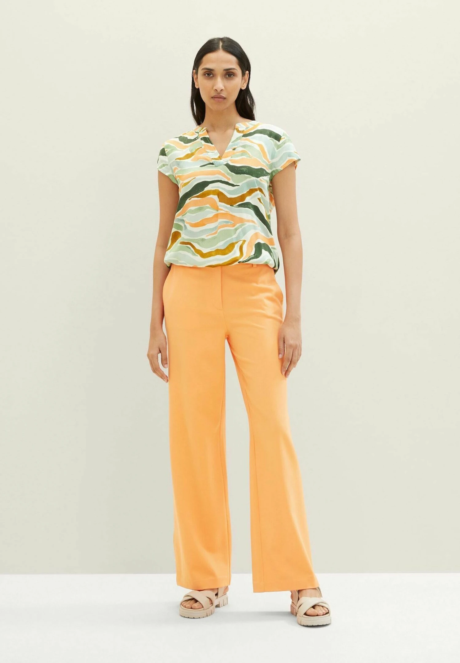 Tom Tailor Blouse - Colorful Wavy Design 2 Tom Tailor Blouse - Colorful Wavy Design - Afbeelding 2