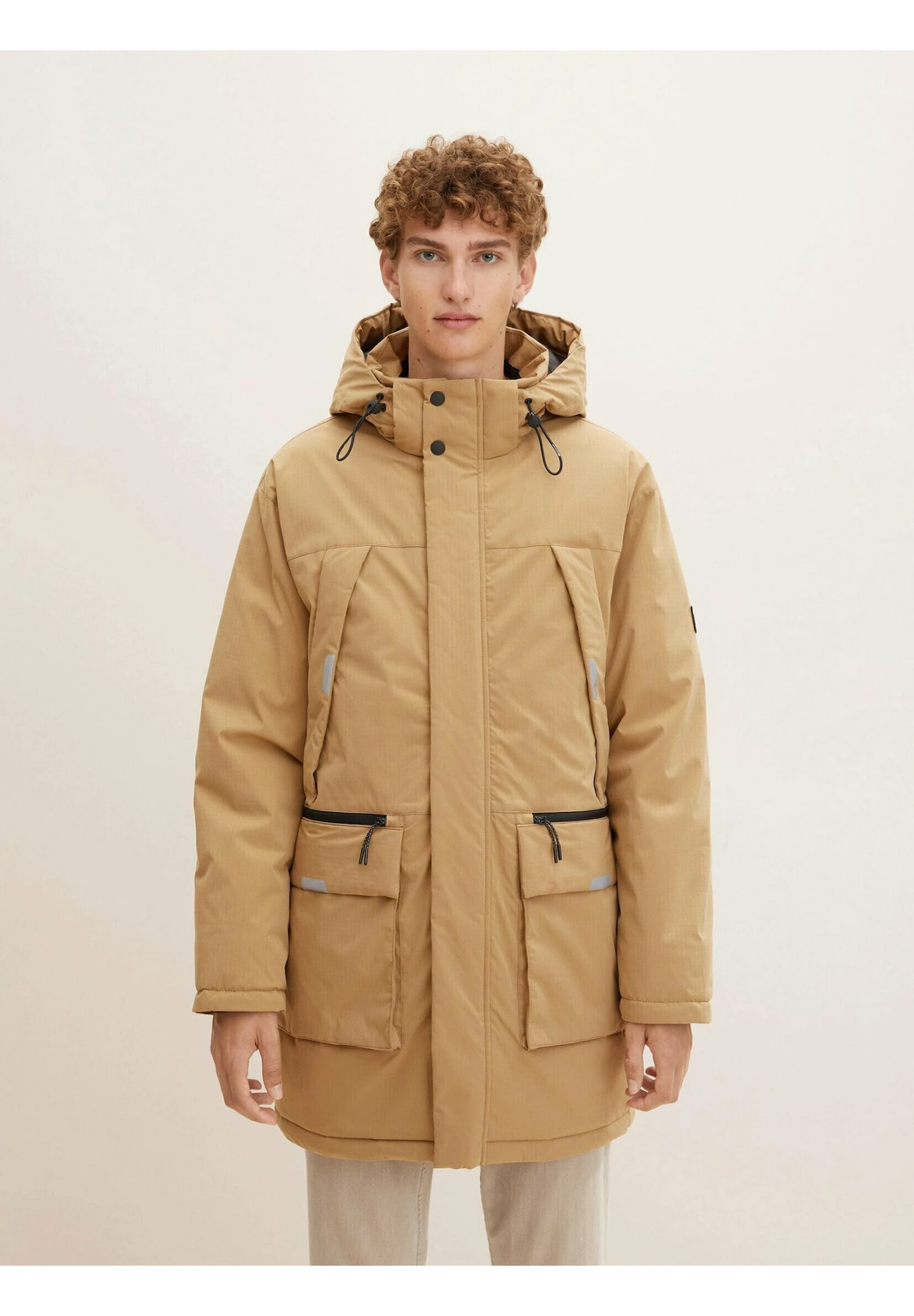 TOM TAILOR Denim Arctic- Winterjas - Splashed Clay Beige 1 TOM TAILOR Denim Arctic- Winterjas - Splashed Clay Beige