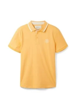 Tom Tailor Mit Logo Print - Poloshirt - Washed Out Orange -Tom Tailor 07cec596047b41caa45f96b13e84913d