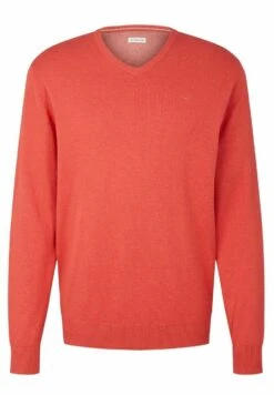 Tom Tailor Basic V Neck - Trui - Blush Berry Melange -Tom Tailor 08a5cff96b864c9496a7d45327c0dba2