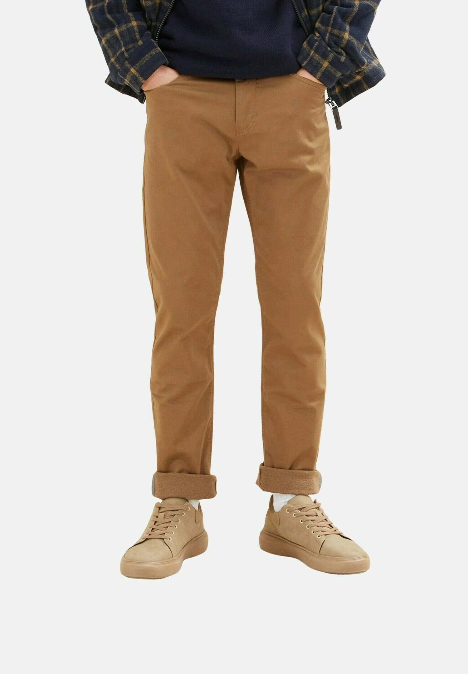 Tom Tailor Broek - Otter Brown 1 Tom Tailor Broek - Otter Brown
