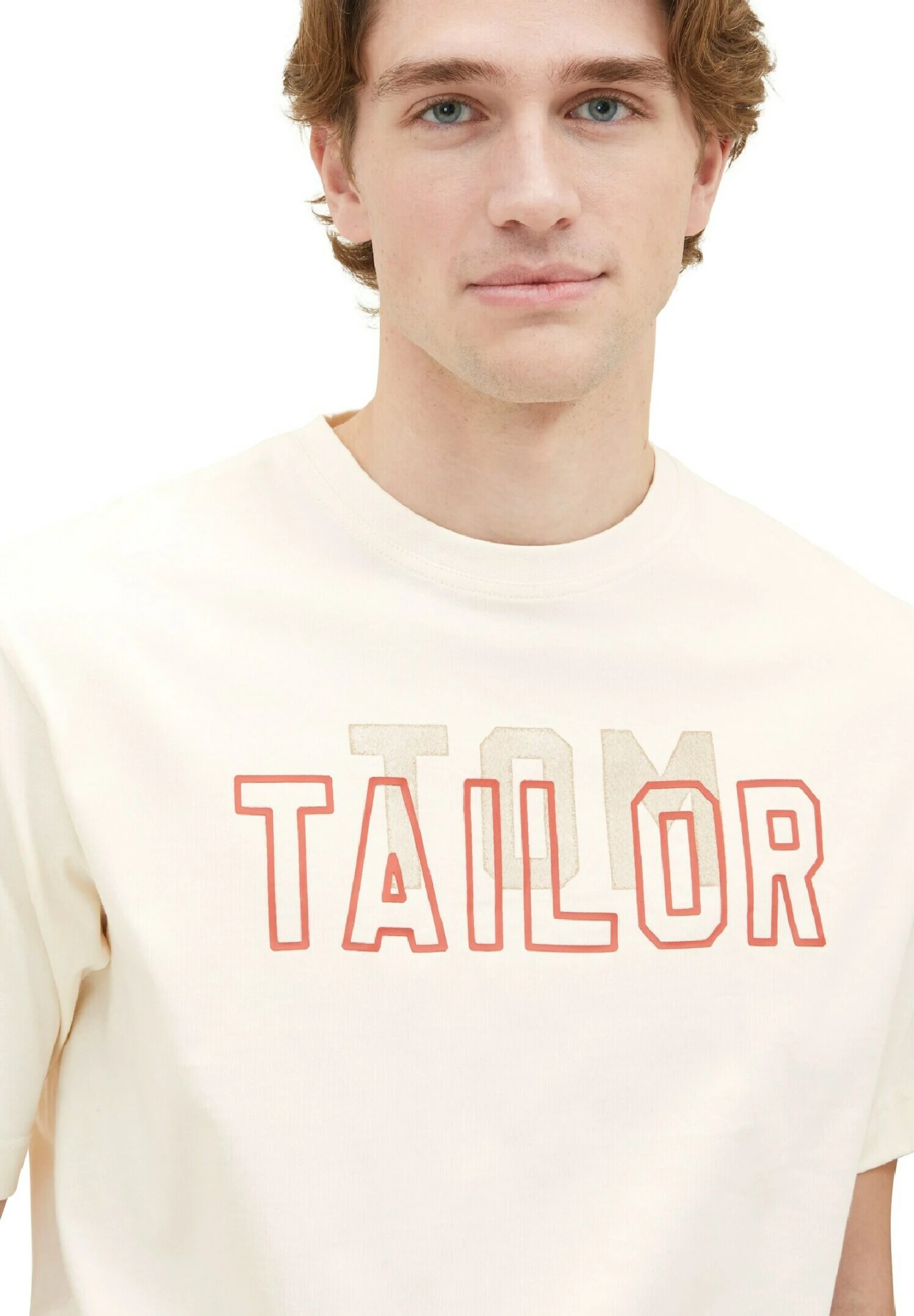 Tom Tailor Mit Print - T-Shirt Print - Vintage Beige 8 Tom Tailor Mit Print - T-Shirt Print - Vintage Beige - Afbeelding 8