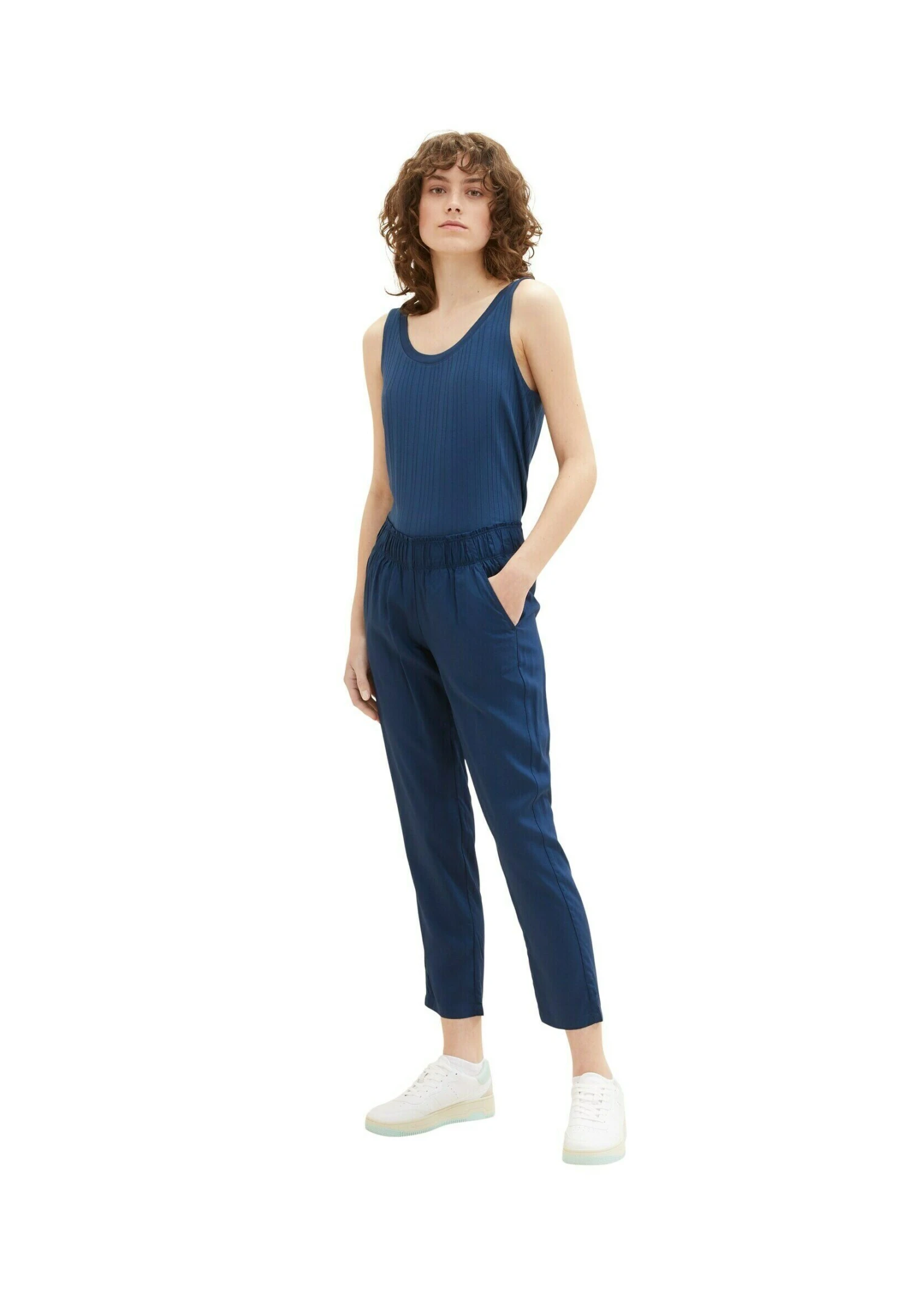 Tom Tailor Cropped - Broek - Midnight Sail 17 Tom Tailor Cropped - Broek - Midnight Sail - Afbeelding 17