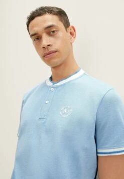 Tom Tailor T-Shirt Basic - Rainy Sky Blue Two Tone -Tom Tailor 0a312b8334bc4fcfb15f3a1e6ae4e6ad