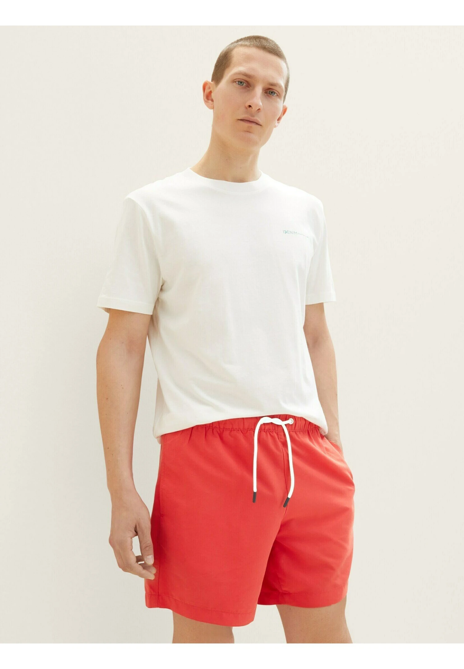 Tom Tailor Basic - Zwemshorts - Soft Berry Red 4 Tom Tailor Basic - Zwemshorts - Soft Berry Red - Afbeelding 4