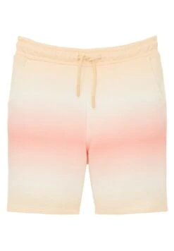 Tom Tailor Mit Farbverlauf - Shorts - Orange Red Dip Dye Print