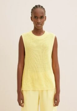 TOM TAILOR Denim Trui - Soft Pale Yellow