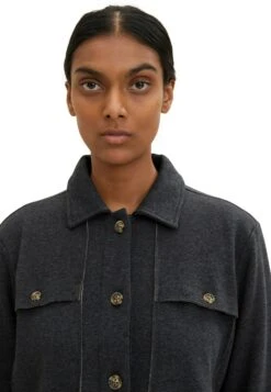 Tom Tailor Overhemdblouse - Evident Anthracite Melange 9 Tom Tailor Overhemdblouse - Evident Anthracite Melange -Tom Tailor 0bca294f4e274d7e917429218947cdb3