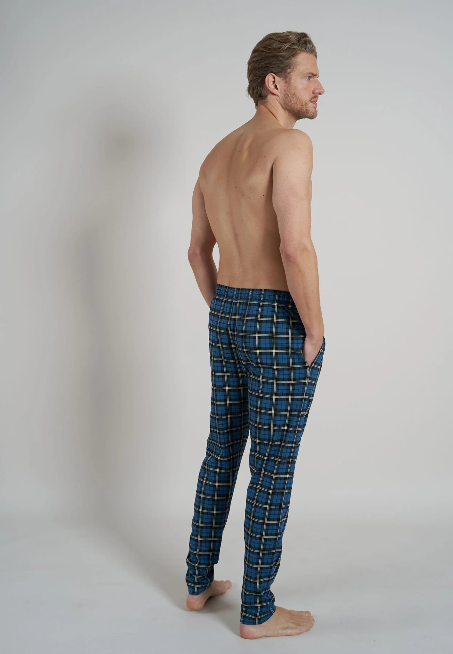 Tom Tailor Pyjamabroek - Blau/Mittel-Karo 2 Tom Tailor Pyjamabroek - Blau/Mittel-Karo - Afbeelding 2