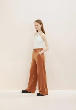 TOM TAILOR Denim Samt Optik - Broek - Mid Brown -Tom Tailor 0d116712b7ea455f8386e8c75414947c