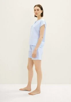 Tom Tailor Mit Struktur - Pyjamabroek - Blue Light Dots -Tom Tailor 0d97392779df4d48ba7d12a44b101b71