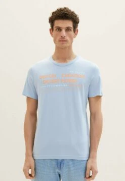 Tom Tailor Mit Schriftzug - T-Shirt Print - Stonington Blue
