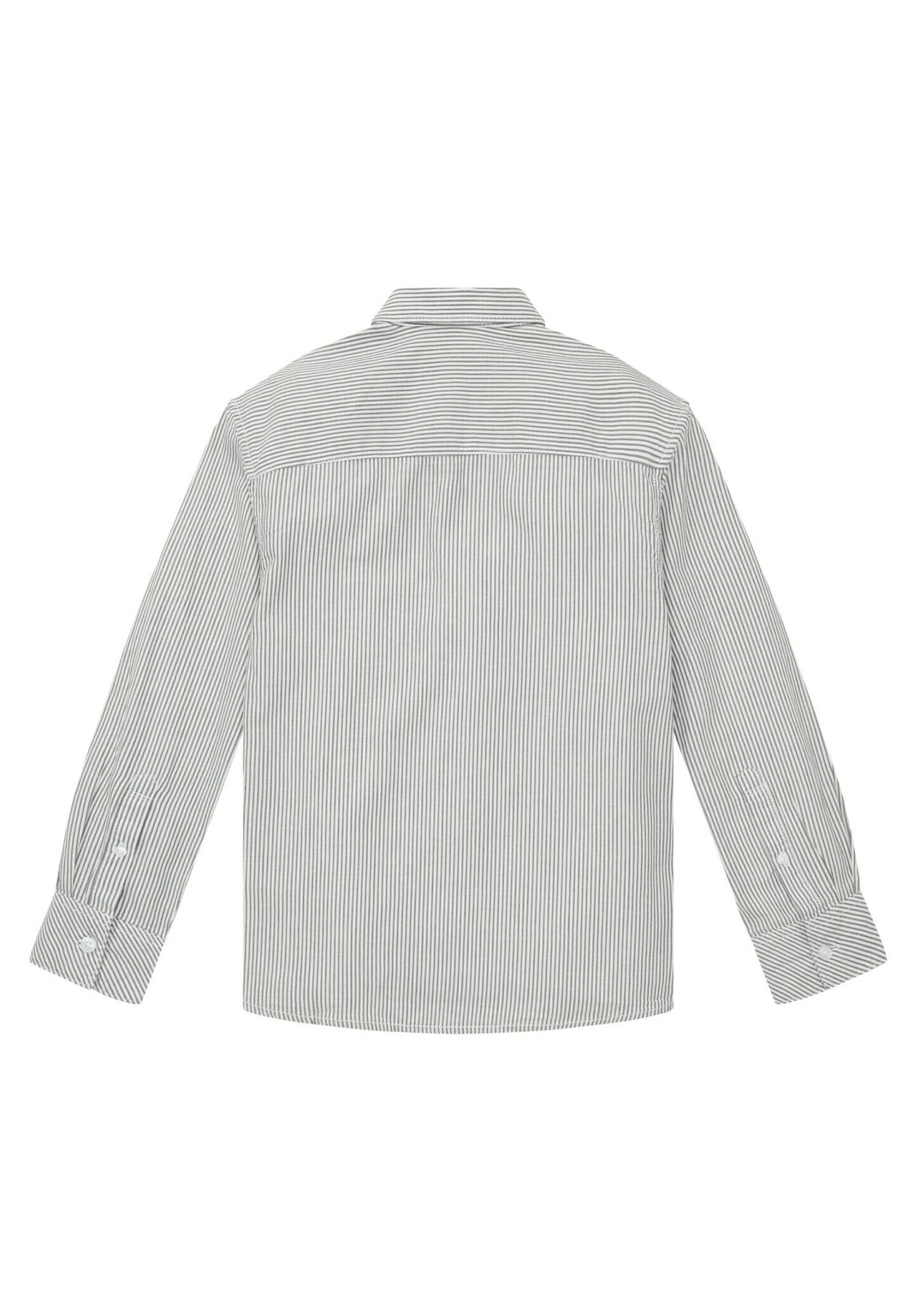 Tom Tailor Gestreiftes - Overhemd - Off White/Blue/Grey Stripe 2 Tom Tailor Gestreiftes - Overhemd - Off White/Blue/Grey Stripe - Afbeelding 2