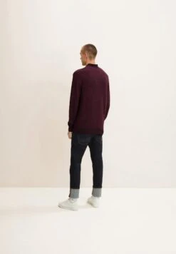 Tom Tailor Trui - Red Navy Mouline -Tom Tailor 0ded7b7447904748813ff575da5baafd