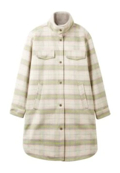TOM TAILOR Denim Mantel - Light Grey Rose Check -Tom Tailor 0e10f7fc11024b40bf6b2ac83ca41e4d
