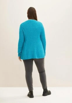 Tom Tailor Vest - Teal/Blue Melange -Tom Tailor 0e476a6be08c4f8581425349d1f03d86