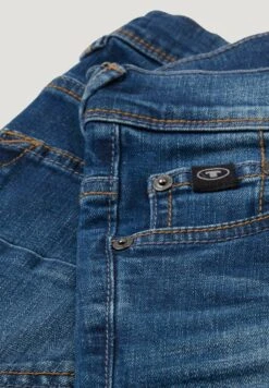Tom Tailor Straight Leg Jeans - Used Mid Stone Blue Denim -Tom Tailor 0e6559a9be30420c85626b7a702a7ddd