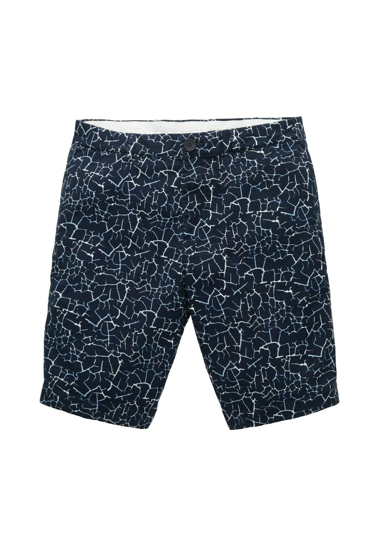 Tom Tailor Gemusterte- Shorts - Navy Tonal Leaf Design 7 Tom Tailor Gemusterte- Shorts - Navy Tonal Leaf Design - Afbeelding 7