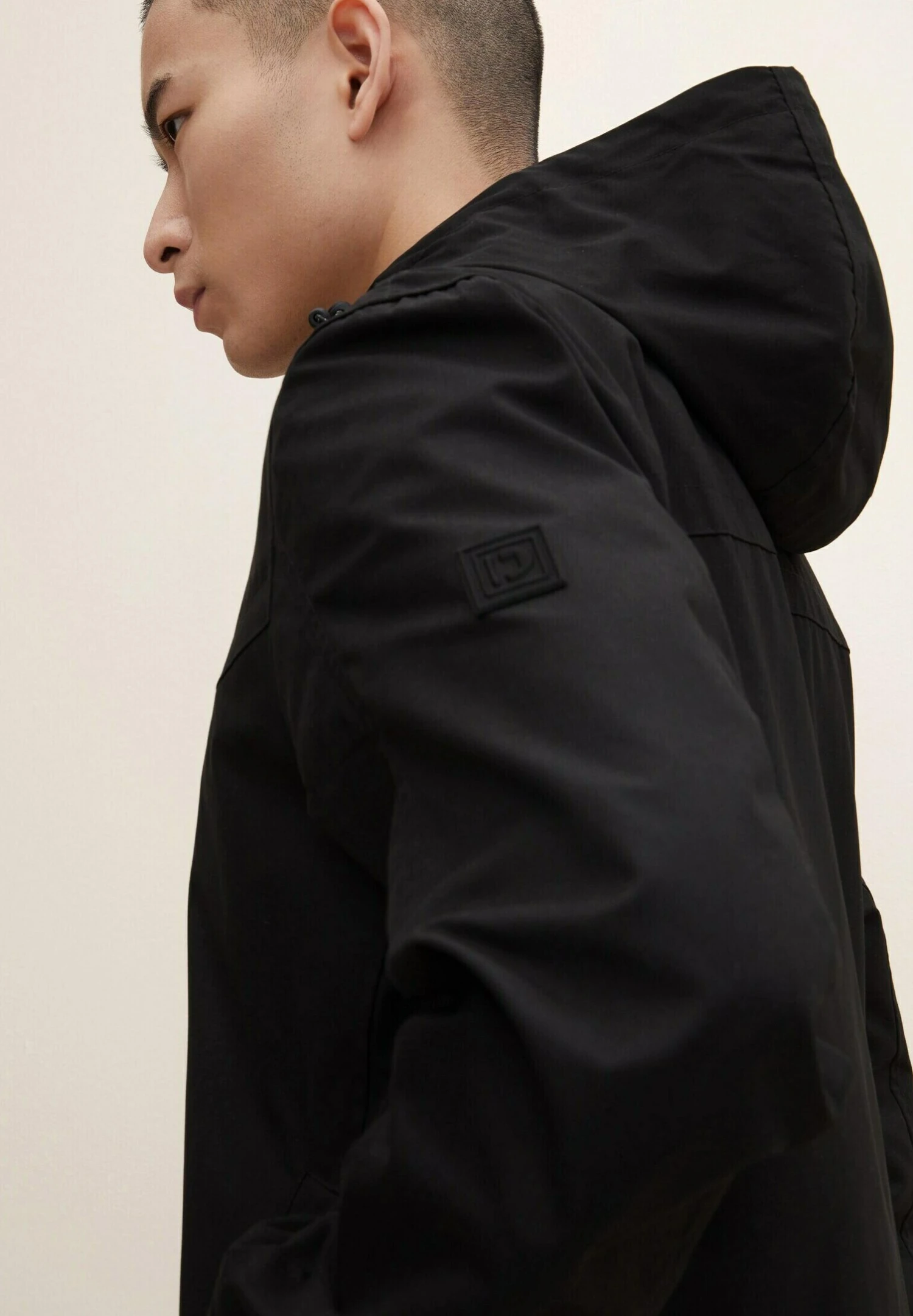 TOM TAILOR Denim Mit Tencel- Trainingsvest - Black 4 TOM TAILOR Denim Mit Tencel- Trainingsvest - Black - Afbeelding 4