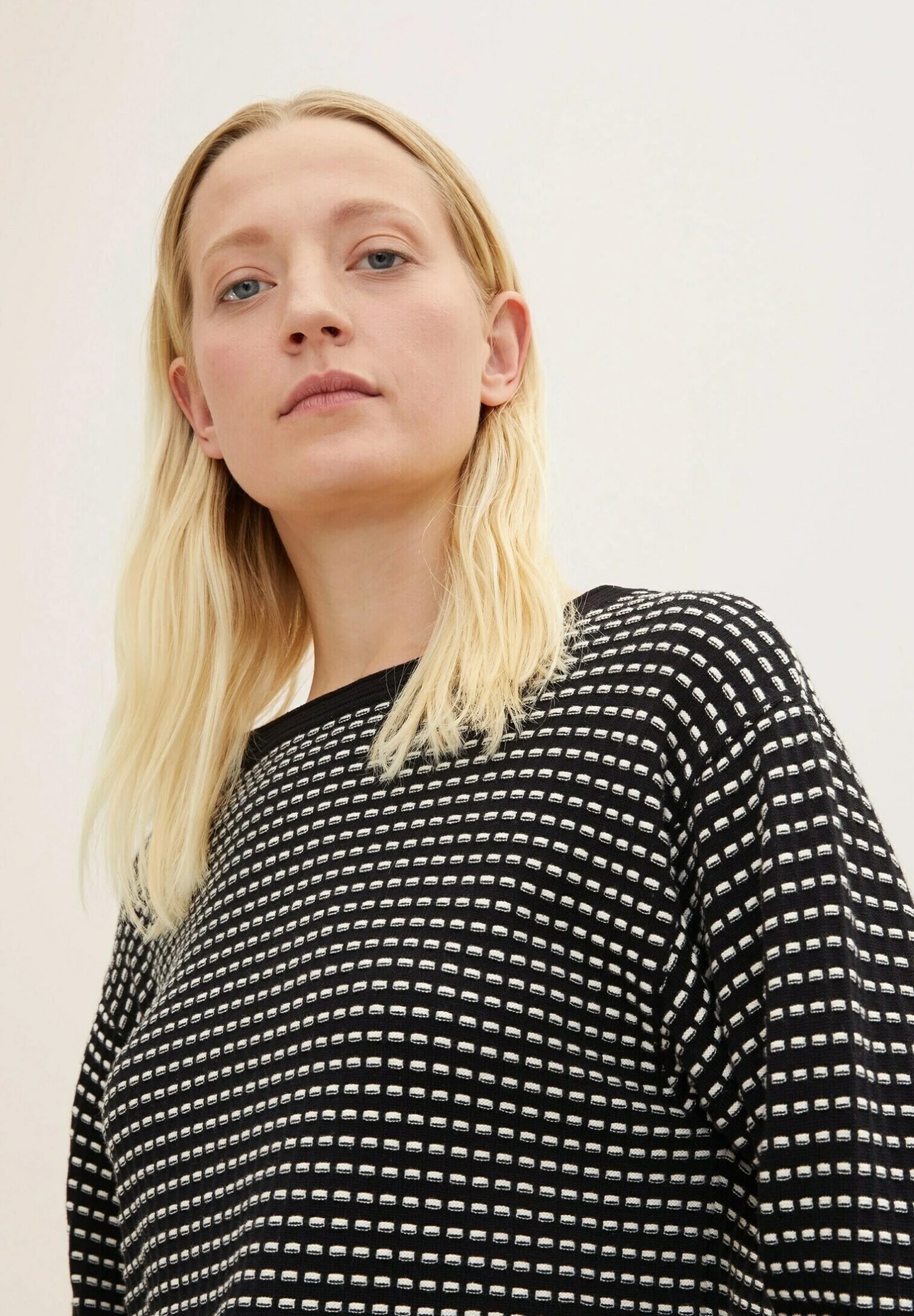 Tom Tailor Bubble Structure - Trui - Black Butter Bubble Structure 4 Tom Tailor Bubble Structure - Trui - Black Butter Bubble Structure - Afbeelding 4