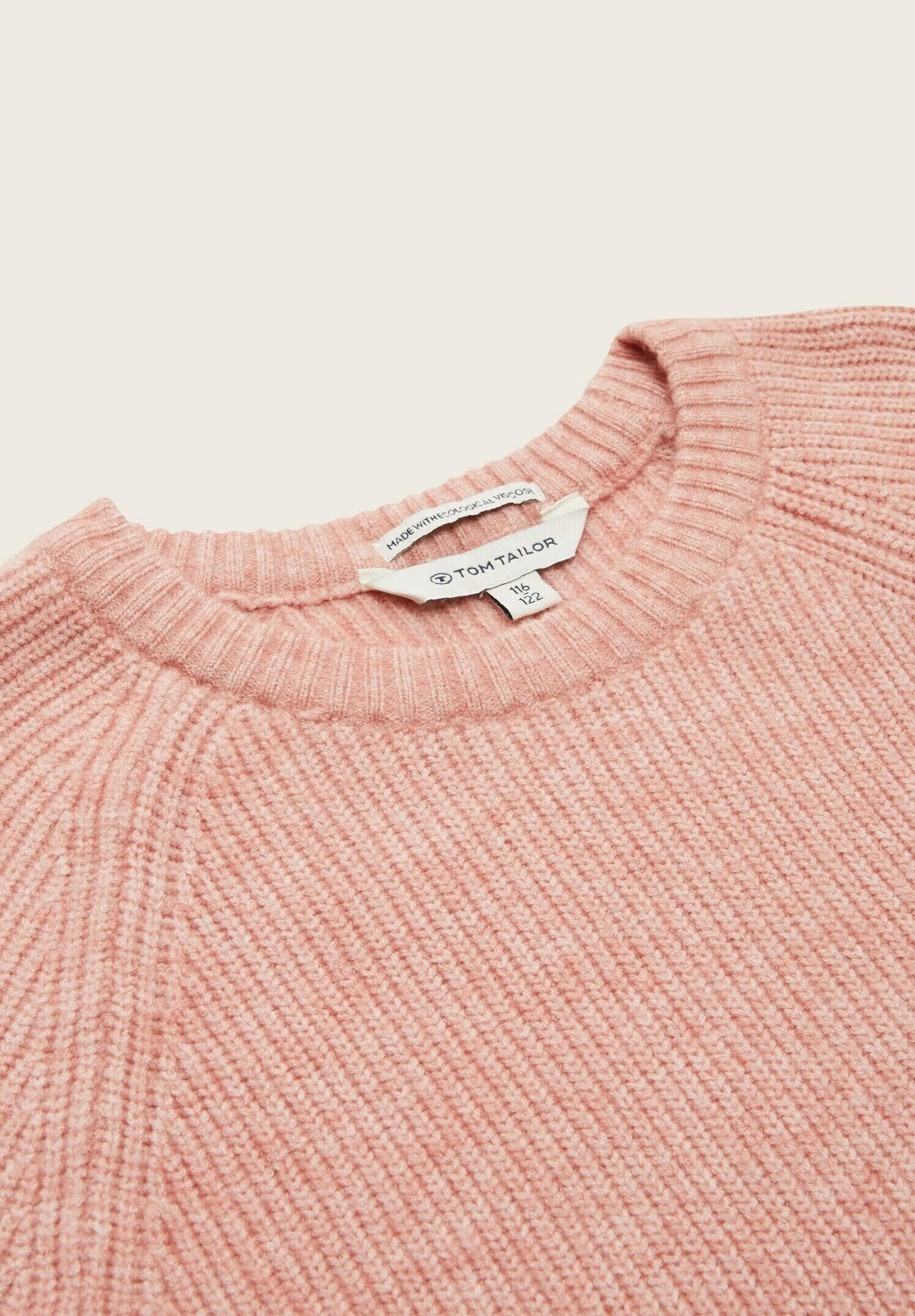 Tom Tailor Gebreide Jurk - Soft Pink Melange 2 Tom Tailor Gebreide Jurk - Soft Pink Melange - Afbeelding 2