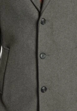 Tom Tailor Halflange Jas - Grey Wool Structure -Tom Tailor 101e16ebb8a24b5ea24abad8f53cdfe5