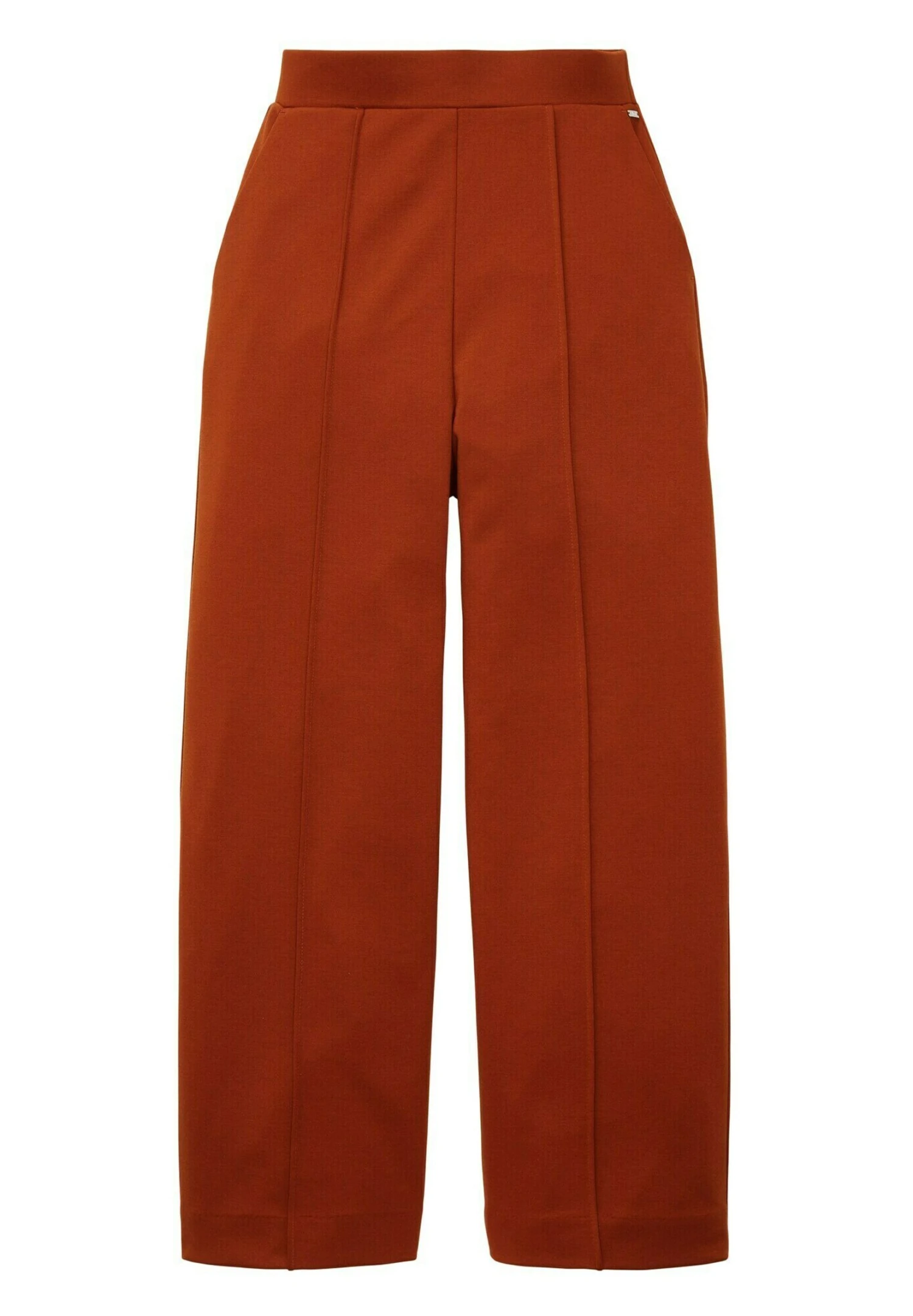 TOM TAILOR Denim Culotte Mit Faltenlegung - Broek - Amber Brown 1 TOM TAILOR Denim Culotte Mit Faltenlegung - Broek - Amber Brown