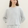 TOM TAILOR Denim Boxy- Trui - Basic Light Grey Melange
