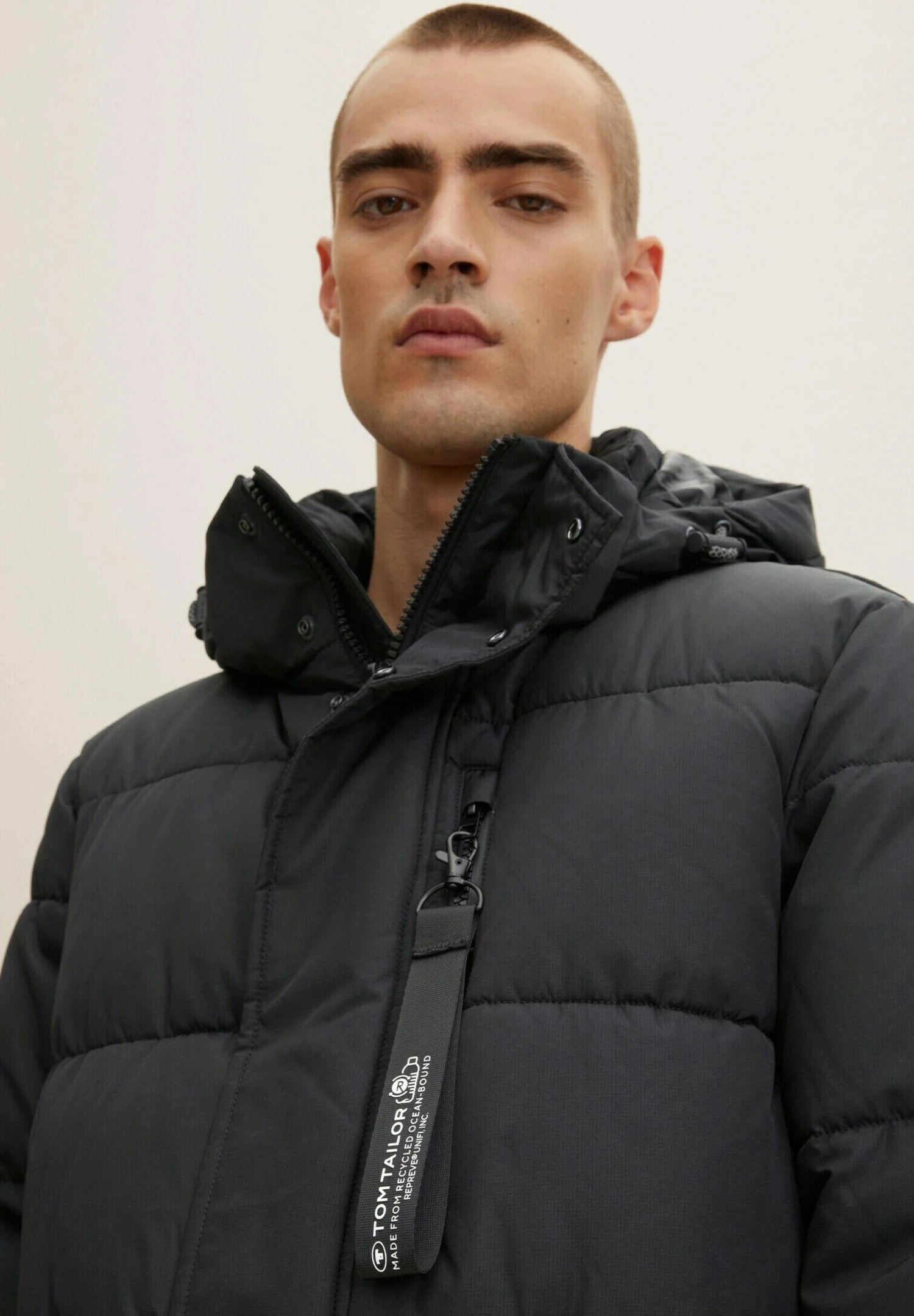 Tom Tailor Mit Kapuze - Winterjas - Black 4 Tom Tailor Mit Kapuze - Winterjas - Black - Afbeelding 4