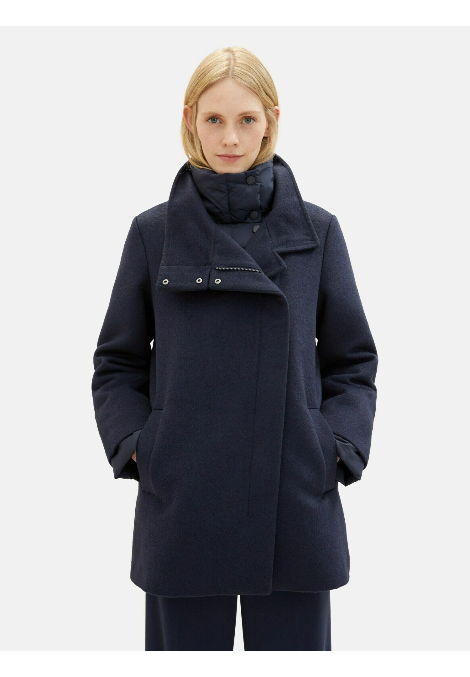 Tom Tailor Mit Stehkragen - Mantel - Sky Captain Blue 5 Tom Tailor Mit Stehkragen - Mantel - Sky Captain Blue - Afbeelding 5