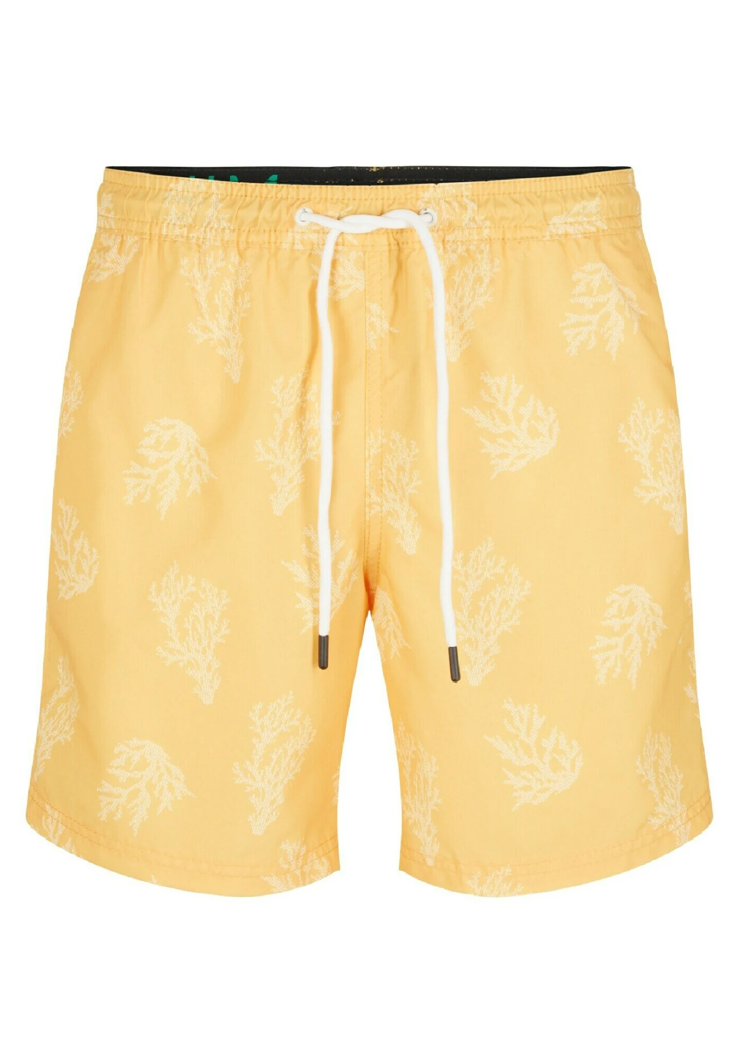 TOM TAILOR Denim Mit Allover-Print - Zwemshorts - Yellow White Big Coral Print 6 TOM TAILOR Denim Mit Allover-Print - Zwemshorts - Yellow White Big Coral Print - Afbeelding 6