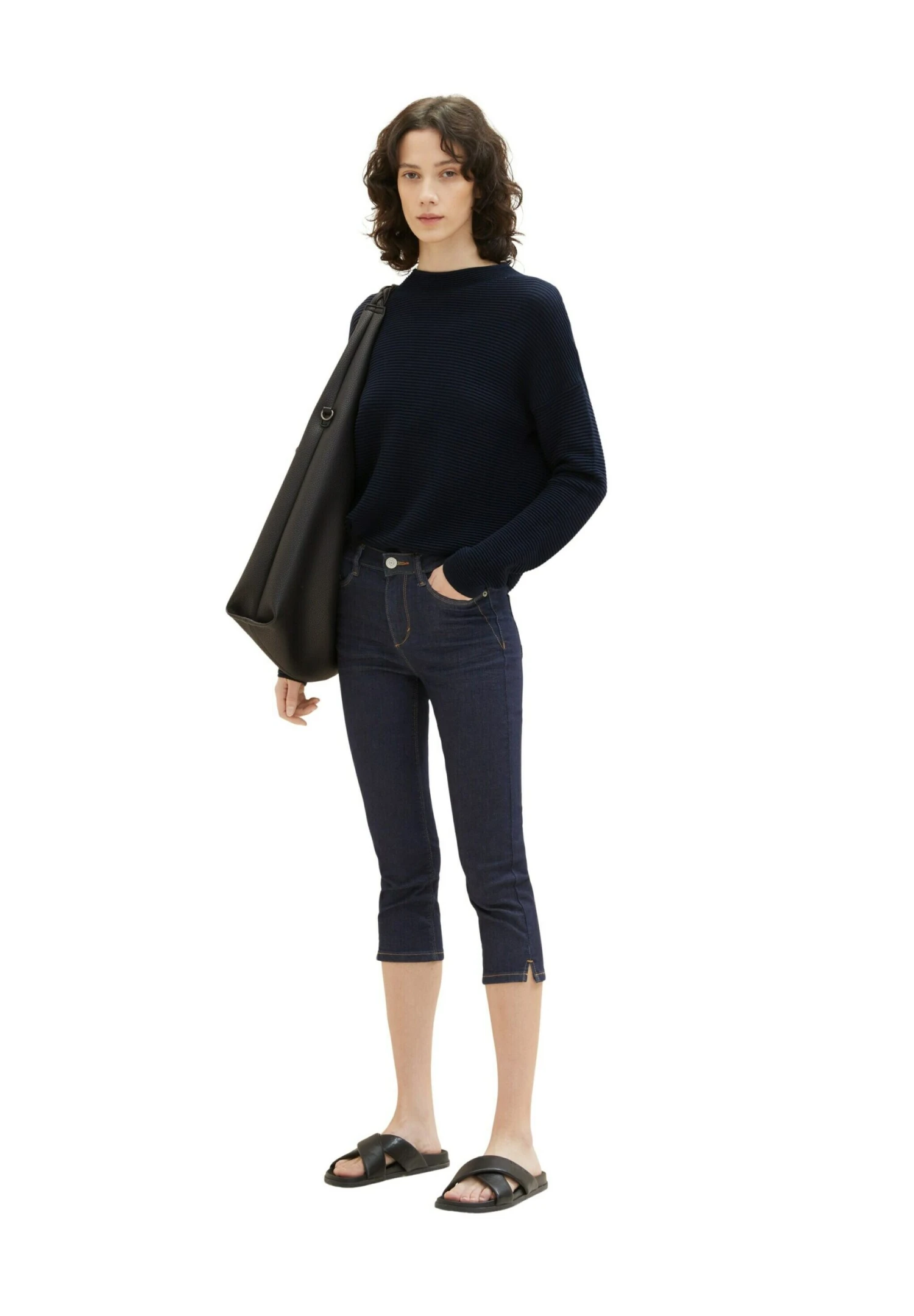 Tom Tailor Jeansshort - Rinsed Blue Denim 2 Tom Tailor Jeansshort - Rinsed Blue Denim - Afbeelding 2