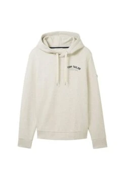 Tom Tailor Mit Logo Print - Hoodie - Vintage Beige Melange -Tom Tailor 129f64894dda4a10905841958cb0d66f
