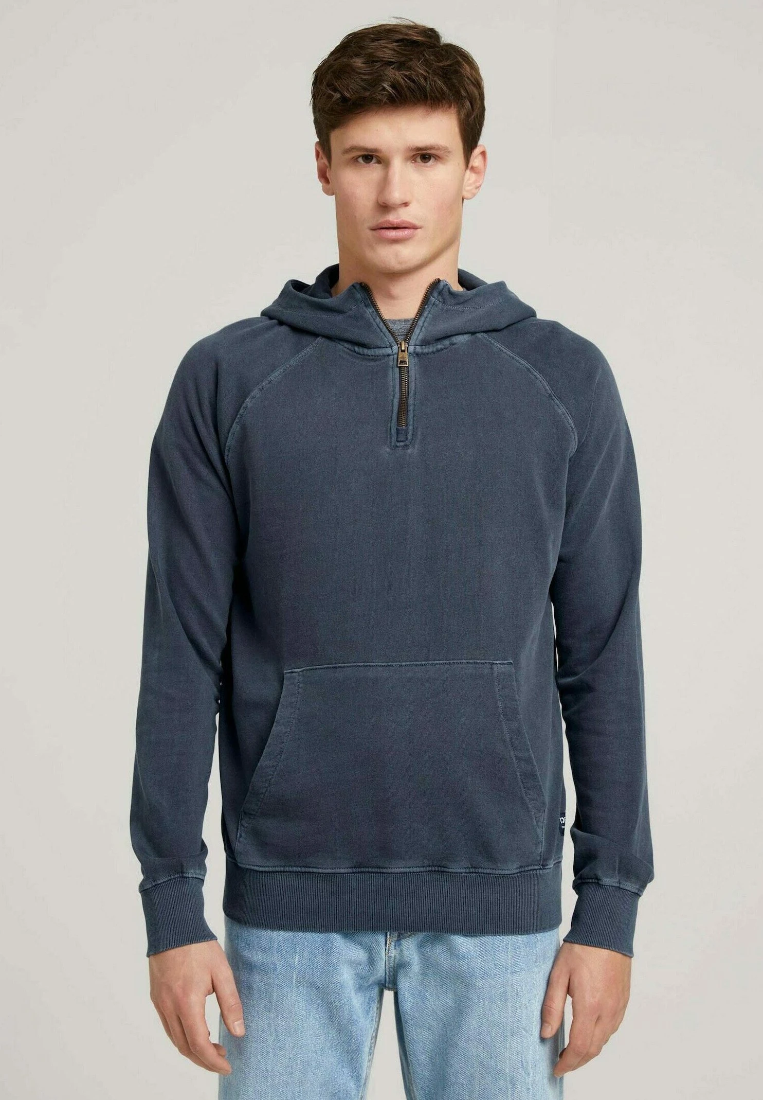 TOM TAILOR Denim Mit Kapuze Und Reiss - Hoodie - Sky Captain Blue 1 TOM TAILOR Denim Mit Kapuze Und Reiss - Hoodie - Sky Captain Blue