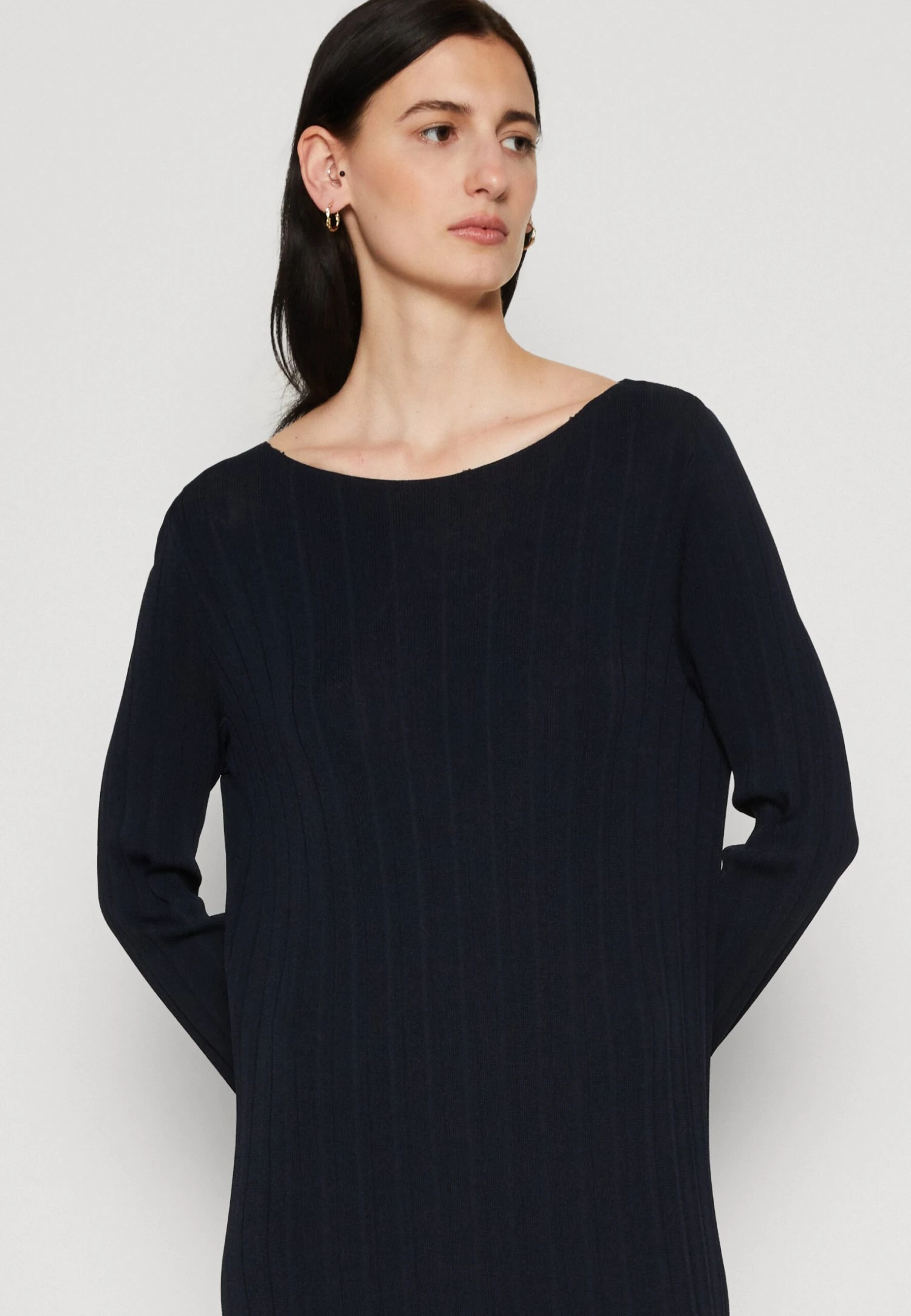 Tom Tailor Dress Plissee - Gebreide Jurk - Sky Captain Blue 4 Tom Tailor Dress Plissee - Gebreide Jurk - Sky Captain Blue - Afbeelding 4