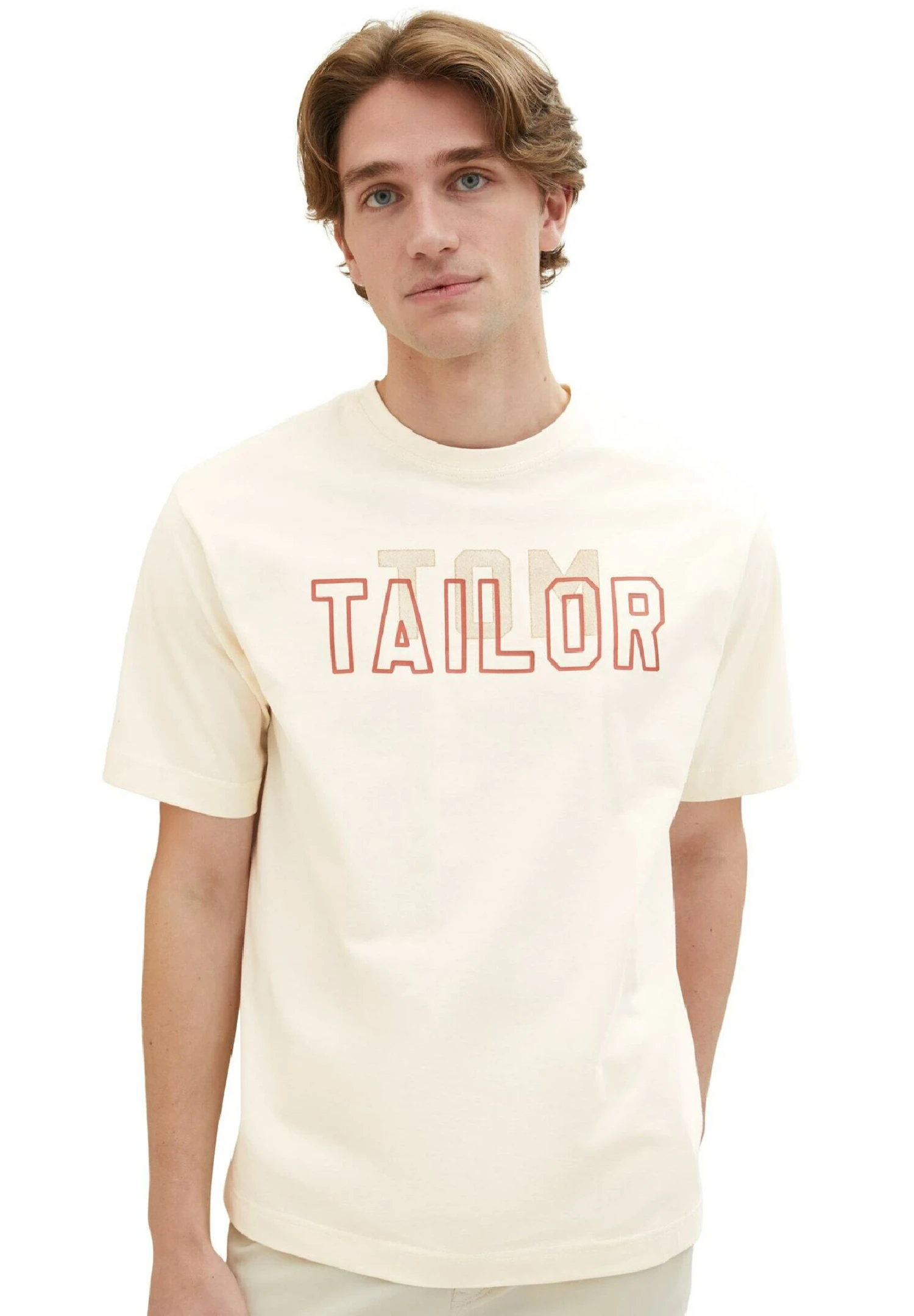 Tom Tailor Mit Print - T-Shirt Print - Vintage Beige 9 Tom Tailor Mit Print - T-Shirt Print - Vintage Beige - Afbeelding 9